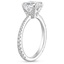 18KW Moissanite Cassandra Diamond Ring (1/3 ct. tw.), smalltop view