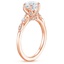 14K Rose Gold Rochelle Diamond Ring, smallside view