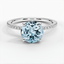PT Aquamarine Luxe Viviana Diamond Ring (1/3 ct. tw.), smalltop view