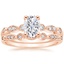 14KR Moissanite Tiara Diamond Bridal Set (1/5 ct. tw.), smalltop view