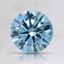 1.18 Ct. Fancy Intense Blue Round Lab Created Diamond