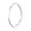18K White Gold Petite Quattro Wedding Ring, smallside view