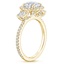 18K Yellow Gold Three Stone Waverly Diamond Ring (3/4 ct. tw.), smallside view