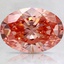 2.97 Ct. Fancy Vivid Pink Oval Lab Created Diamond