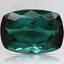 12.8x8.9mm Teal Cushion Tourmaline