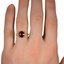 The Baara Ring, smallzoomed in top view on a hand