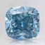 1.70 Ct. Fancy Intense Blue Cushion Lab Created Diamond