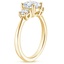 18KY Moissanite Serena Diamond Ring (1/3 ct. tw.), smalltop view