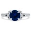Custom Celtic Inspired Sapphire Engagement Ring