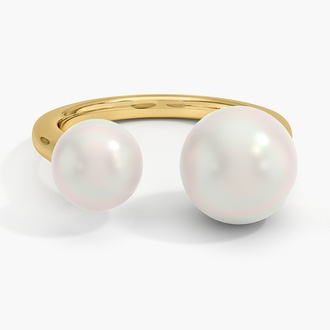 Fête Cultured Pearl Open Cocktail Ring - Brilliant Earth