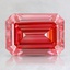 1.89 Ct. Fancy Reddish Pink Emerald Lab Created Diamond