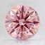 1.99 Ct. Fancy Pink Round Lab Created Diamond