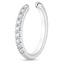18K White Gold Luxe Sienna Diamond Open Ring (1/2 ct. tw.), smallside view