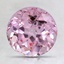 8mm Light Pink Round Lab Grown Sapphire
