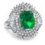Modern Emerald Vintage Ring