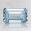 1.22 Ct. Fancy Intense Blue Emerald Lab Created Diamond
