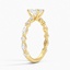 18KY Aquamarine Luxe Versailles Diamond Ring (1/2 ct. tw.), smalltop view