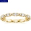 18K Yellow Gold Tacori Petite Crescent Pavé Eternity Diamond Ring (5/8 ct. tw.), smalltop view