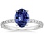 PT Sapphire Luxe Petite Shared Prong Diamond Ring (1/3 ct. tw.), smalltop view