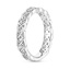 18K White Gold Celtic Knot Diamond Ring, smallside view