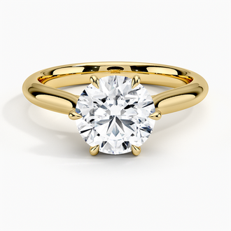 18K Yellow Gold Catalina Solitaire Ring
