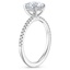 18KW Aquamarine Perfect Fit Diamond Ring (1/5 ct. tw.), smalltop view