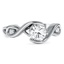 Custom Asymmetric Modern Diamond Ring