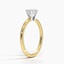18K Yellow Gold Six-Prong Petite Comfort Fit Ring, smallside view