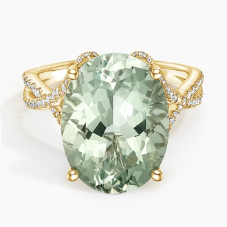 Garden Party Prasiolite and Diamond Cocktail Ring - Brilliant Earth