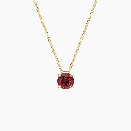 Lab Created Ruby Pendant | Floating Solitaire | Brilliant Earth