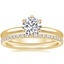 18K Yellow Gold Esme Ring with Ballad Eternity Diamond Ring (1/3 ct. tw.)
