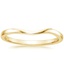 18K Yellow Gold Grace Contoured Ring, smalltop view