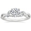 Platinum Willow Diamond Ring (1/8 ct. tw.), smalltop view