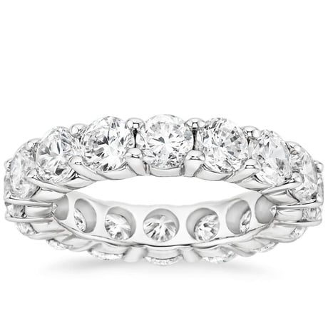 5 carat diamond anniversary band