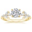 18K Yellow Gold Zelie Diamond Ring (1/4 ct. tw.), smalltop view