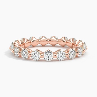 Riviera Eternity Lab Diamond Ring (2 ct. tw.) in 14K Rose Gold
