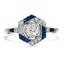 Art Deco Reproduction Diamond Vintage Ring