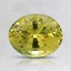 7.7x6.2mm Unheated Yellow Oval Kenyan Sapphire