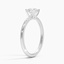 18KW Moissanite Bettina Diamond Ring, smalltop view