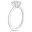 18K White Gold Aimee Solitaire Ring, smallside view