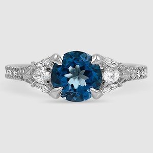 Sapphire Ava Diamond Ring (1/2 ct. tw.) in Platinum
