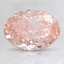 1.51 Ct. Fancy Intense Pink Oval Lab Created Diamond