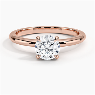 14K Rose Gold Elodie Solitaire Ring