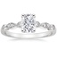 18KW Moissanite Tiara Diamond Ring (1/10 ct. tw.), smalltop view