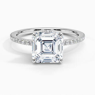 Snow Whirl Inspired Diamond Ring Setting