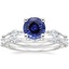 18KW Sapphire Aimee Marquise Diamond Bridal Set, smalltop view