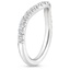 18K White Gold Curved Amelie Diamond Ring (1/3 ct. tw.), smallside view