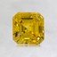 1.08 ct. Lab Created Fancy Vivid Yellow Asscher Diamond