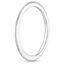 18K White Gold Aimee Milgrain Wedding Ring, smallside view