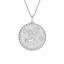 Diamond Accented Sagittarius Zodiac Necklace 